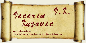 Večerin Kuzović vizit kartica